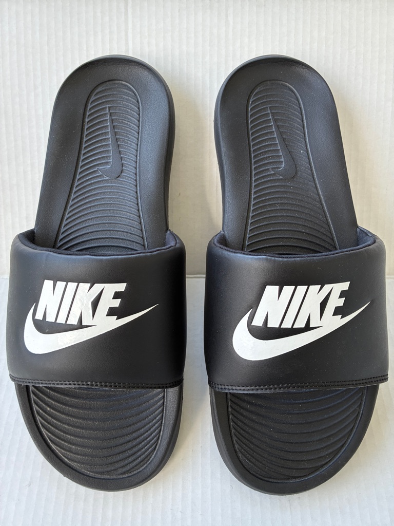 Nike Victori One Men’s Black Slide Sandals Sports Athletic Beach Slides Size 13